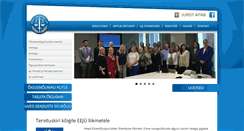 Desktop Screenshot of juristideliit.ee
